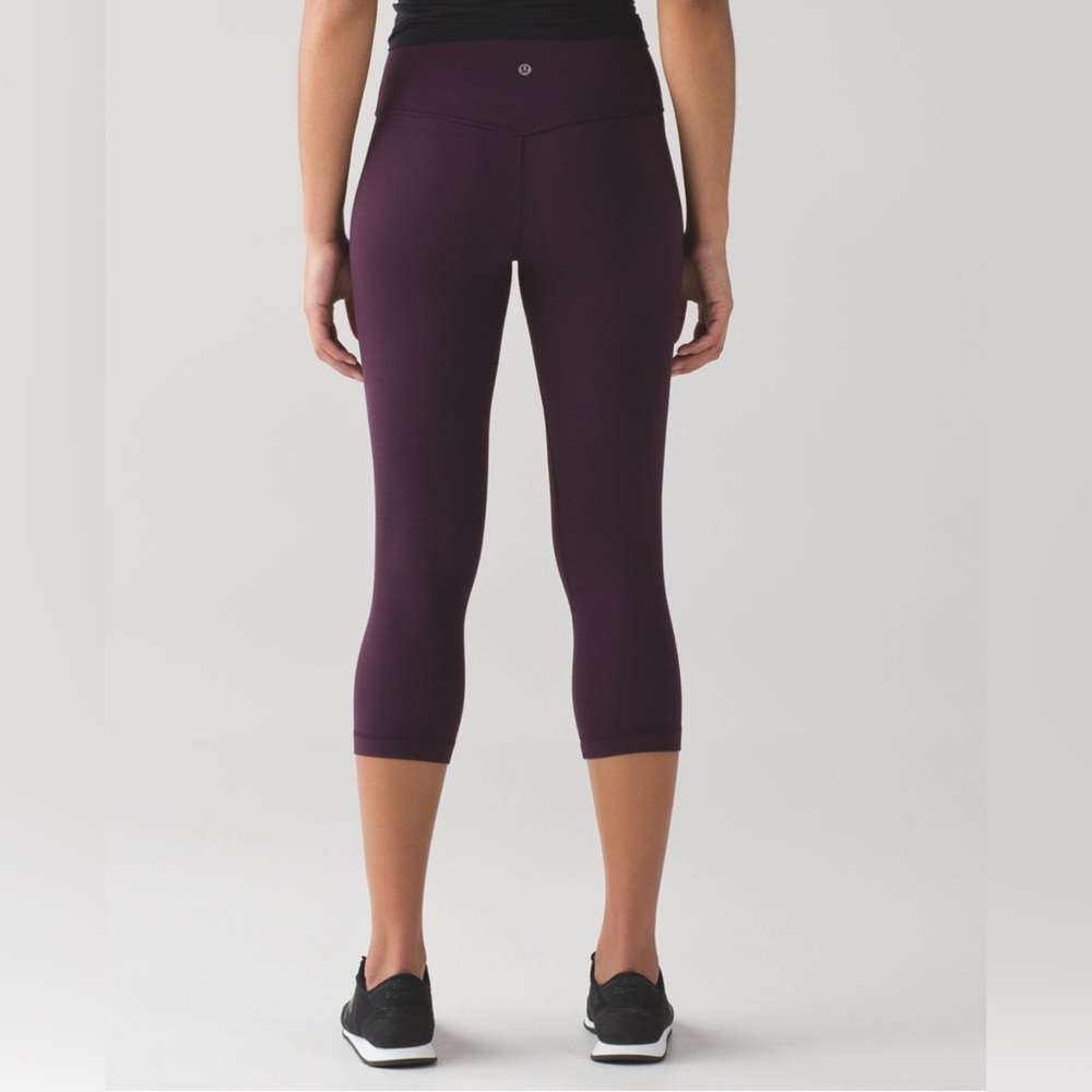 Lululemon Align Crop (19") Black Cherry